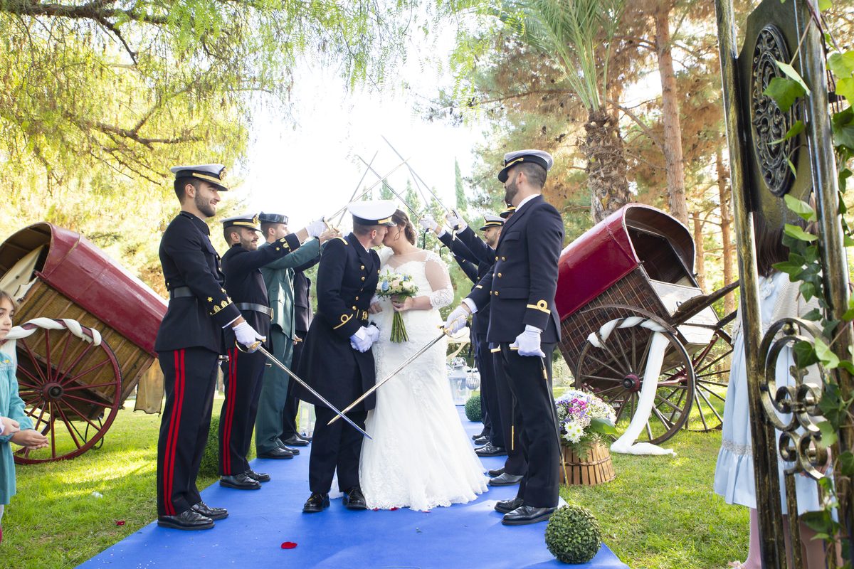 Ceremonia de boda al aire libre en Murcia